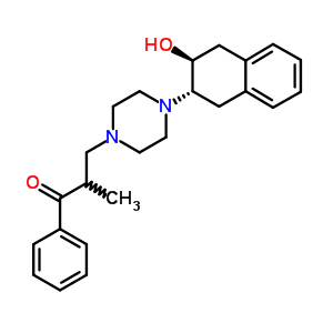 58170-82-4  3-{4-[(2S,3S)-3-hydroxy-1,2,3,4-tetrahydronaphthalen-2-yl]piperazin-1-yl}-2-methyl-1-phenylpropan-1-one