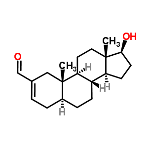 601-16-1  (5alpha,17beta)-17-hydroxyandrost-2-ene-2-carbaldehyde