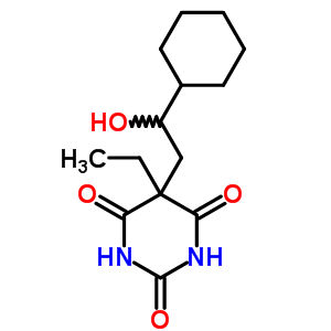 7548-65-4  5-(2-cyclohexyl-2-hydroxyethyl)-5-ethylpyrimidine-2,4,6(1H,3H,5H)-trione
