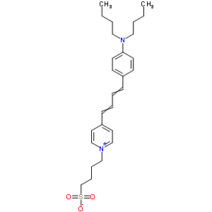 83668-92-2  4-(4-{4-[4-(dibutylamino)phenyl]buta-1,3-dien-1-yl}pyridinium-1-yl)butane-1-sulfonate