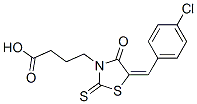 17385-93-2  4-[5-(4-CHLORO-BENZYLIDENE)-4-OXO-2-THIOXO-THIAZOLIDIN-3-YL]-BUTYRIC ACID