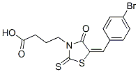 17385-98-7  4-[5-(4-BROMO-BENZYLIDENE)-4-OXO-2-THIOXO-THIAZOLIDIN-3-YL]-BUTYRIC ACID