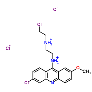 10072-24-9  N-(2-chloroethyl)-N'-(6-chloro-2-methoxyacridin-9-yl)ethane-1,2-diaminium dichloride