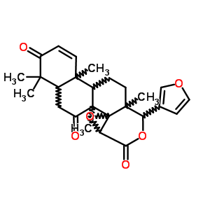 13072-74-7  10-(furan-3-yl)-4,4,6a,10a,12b-pentamethyl-4a,6a,10,10a,11,12,12a,12b-octahydronaphtho[2,1-f]oxireno[d]isochromene-3,6,8(4H,5H,7aH)-trione