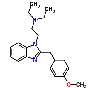 14030-77-4  N,N-diethyl-2-[2-(4-methoxybenzyl)-1H-benzimidazol-1-yl]ethanamine