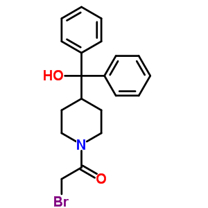 143-84-0  2-bromo-1-{4-[hydroxy(diphenyl)methyl]piperidin-1-yl}ethanone