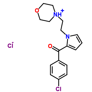 14415-66-8  4-{2-[2-(4-chlorobenzoyl)-1H-pyrrol-1-yl]ethyl}morpholin-4-ium chloride