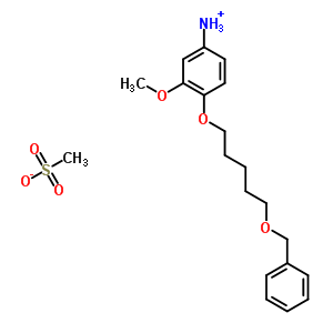 15382-85-1  4-{[5-(benzyloxy)pentyl]oxy}-3-methoxyanilinium methanesulfonate