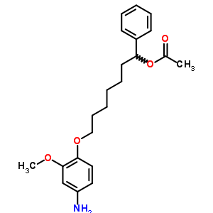 15382-90-8  7-(4-amino-2-methoxyphenoxy)-1-phenylheptyl acetate