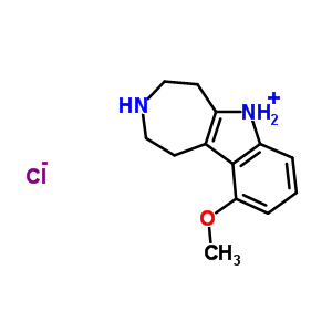 15923-44-1  10-methoxy-1,2,3,4,5,6-hexahydroazepino[4,5-b]indol-6-ium chloride