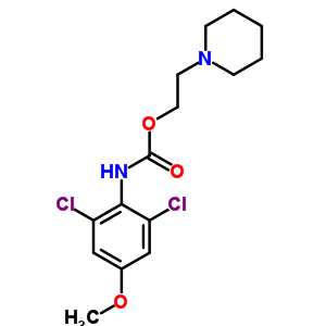 16770-83-5  2-(piperidin-1-yl)ethyl (2,6-dichloro-4-methoxyphenyl)carbamate