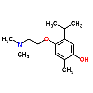 16809-53-3;35231-36-8  2-[4-hydroxy-5-methyl-2-(propan-2-yl)phenoxy]-N,N-dimethylethanaminium chloride
