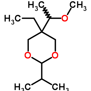 17388-06-6;22644-58-2  5-ethyl-5-(1-methoxyethyl)-2-(propan-2-yl)-1,3-dioxane