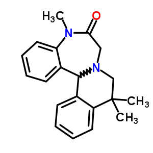 17656-71-2  5,10,10-trimethyl-5,9,10,14b-tetrahydroisoquino[2,1-d][1,4]benzodiazepin-6(7H)-one