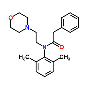 18109-48-3  N-(2,6-dimethylphenyl)-N-[2-(morpholin-4-yl)ethyl]-2-phenylacetamide