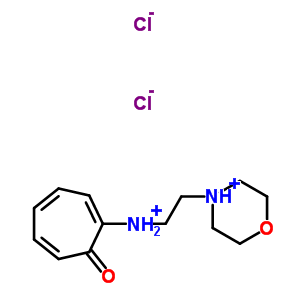 18189-49-6  4-{2-[(7-oxocyclohepta-1,3,5-trien-1-yl)ammonio]ethyl}morpholin-4-ium dichloride