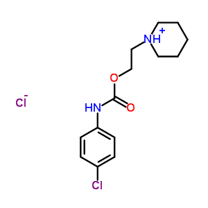 20229-03-2  1-(2-{[(4-chlorophenyl)carbamoyl]oxy}ethyl)piperidinium chloride