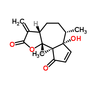 20555-04-8;508-59-8  (3aS,6S,6aR,9aS,9bR)-6a-hydroxy-6,9a-dimethyl-3-methylidene-3,3a,4,5,6,6a,9a,9b-octahydroazuleno[4,5-b]furan-2,9-dione