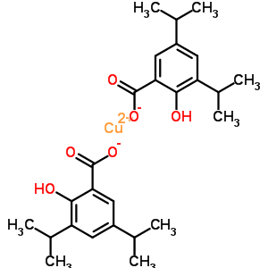 21246-18-4;57636-92-7;96390-48-6  copper(2+) bis[2-hydroxy-3,5-di(propan-2-yl)benzoate]