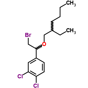 21270-03-1  2-bromo-1-(3,4-dichlorophenyl)ethyl 2-ethylhexyl ether