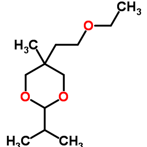 22644-79-7;22644-80-0  5-(2-ethoxyethyl)-5-methyl-2-(propan-2-yl)-1,3-dioxane