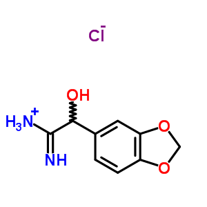 22693-89-6;24101-11-9  (1Z)-2-(1,3-benzodioxol-5-yl)-2-hydroxy-1-iminoethanaminium chloride