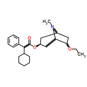 23277-38-5  (3S)-6-ethoxy-8-methyl-8-azabicyclo[3.2.1]oct-3-yl cyclohexyl(phenyl)acetate