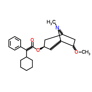 23277-45-4  (3S)-6-methoxy-8-methyl-8-azabicyclo[3.2.1]oct-3-yl cyclohexyl(phenyl)acetate