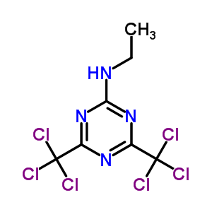 24803-29-0  N-ethyl-4,6-bis(trichloromethyl)-1,3,5-triazin-2-amine