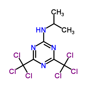 24803-31-4  N-(propan-2-yl)-4,6-bis(trichloromethyl)-1,3,5-triazin-2-amine