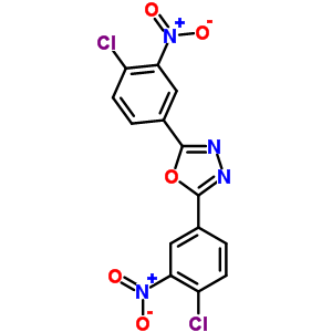 25423-74-9  2,5-bis(4-chloro-3-nitrophenyl)-1,3,4-oxadiazole
