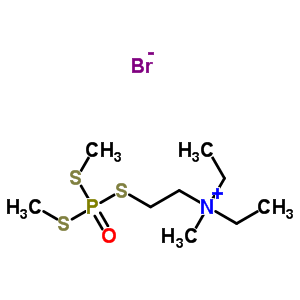 4936-67-8  2-{[bis(methylsulfanyl)phosphoryl]sulfanyl}-N,N-diethyl-N-methylethanaminium bromide