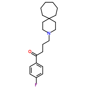 64-57-3  4-(3-azaspiro[5.6]dodec-3-yl)-1-(4-fluorophenyl)butan-1-one