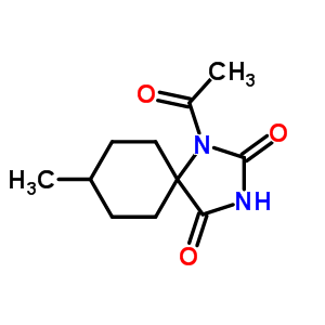 718-70-7  1-acetyl-8-methyl-1,3-diazaspiro[4.5]decane-2,4-dione