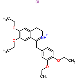 911-60-4  1-(3,4-diethoxybenzyl)-6,7-diethoxy-3,4-dihydroisoquinolinium chloride