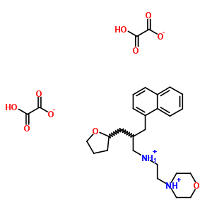 10337-40-3  2-hydroxy-2-oxo-acetate; 2-morpholin-4-ium-4-ylethyl-[2-(1-naphthylmethyl)-3-tetrahydrofuran-2-yl-propyl]ammonium