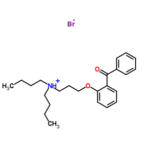 10429-28-4  N-[3-(2-benzoylphenoxy)propyl]-N-butylbutan-1-aminium bromide