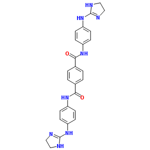 114-77-2  N,N'-bis[4-(4,5-dihidro-1H-imidazol-2-ilamino)fenil]benzen-1,4-dikarboksamid dihidroklorür