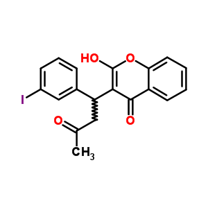 13021-89-1  2-hydroxy-3-[1-(3-iodophenyl)-3-oxobutyl]-4H-chromen-4-one