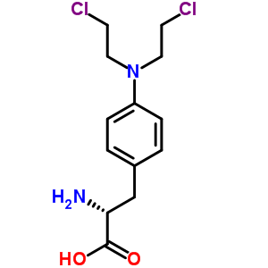 13045-94-8  4-[bis(2-chloroethyl)amino]-D-phenylalanine