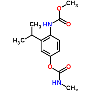 13613-99-5  4-[(methoxycarbonyl)amino]-3-(propan-2-yl)phenyl methylcarbamate (non-preferred name)