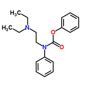 13658-91-8  N,N-diethyl-2-[(phenoxycarbonyl)(phenyl)amino]ethanaminium chloride