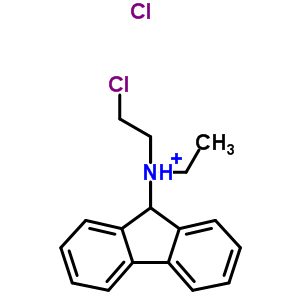 13929-01-6  N-(2-chloroethyl)-N-ethyl-9H-fluoren-9-aminium chloride