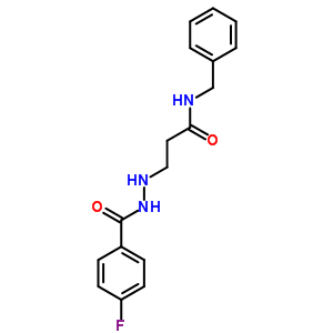 1479-89-6  N-benzyl-3-[2-(4-fluorobenzoyl)hydrazinyl]propanamide