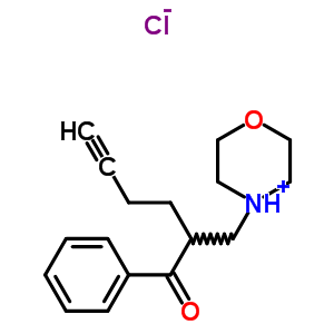 15328-59-3  4-(2-benzoylhex-5-yn-1-yl)morpholin-4-ium chloride