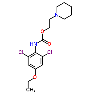 16770-86-8  2-(piperidin-1-yl)ethyl (2,6-dichloro-4-ethoxyphenyl)carbamate