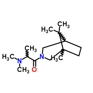 1687-81-6  2-(dimethylamino)-1-(1,8,8-trimethyl-3-azabicyclo[3.2.1]oct-3-yl)propan-1-one