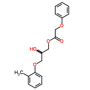 17753-04-7  2-hydroxy-3-(2-methylphenoxy)propyl phenoxyacetate