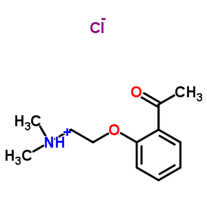20808-92-8  2-(2-acetylphenoxy)-N,N-dimethylethanaminium chloride