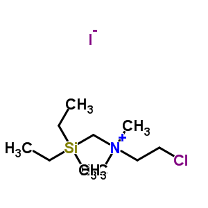 21654-77-3  2-chloro-N-{[diethyl(methyl)silyl]methyl}-N,N-dimethylethanaminium iodide